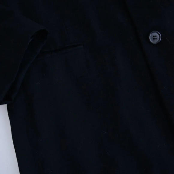 Vintage Bendetti Black Triple Button 100% Wool Blazer Size See Measurements - Picture 9 of 14